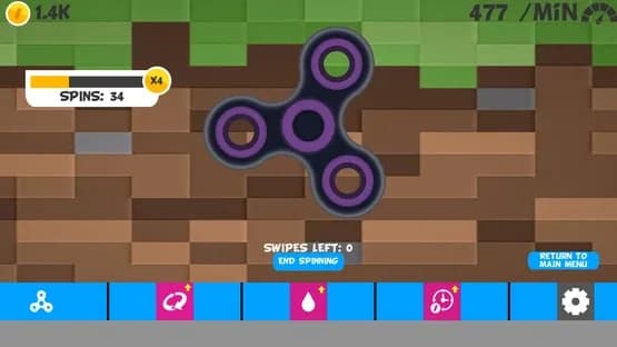 Fidget Spinner — Screenshoty
