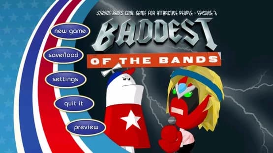 Strong Bad's Cool Game for Attractive People Episode 3: Baddest of the Bands — Screenshots