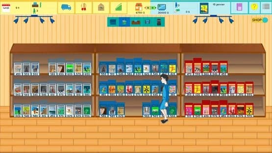 Shop Manager : Video Game Tycoon — Screenshoty