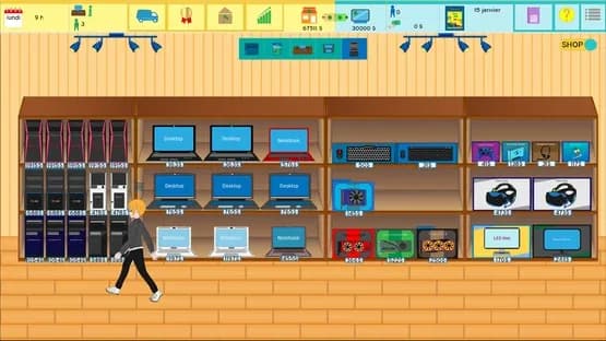 Shop Manager : Video Game Tycoon — Screenshoty