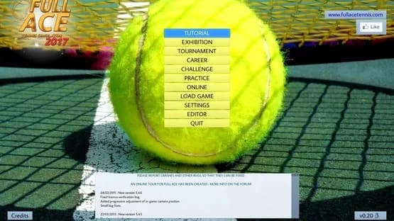 Full Ace Tennis Simulator — Screenshoty