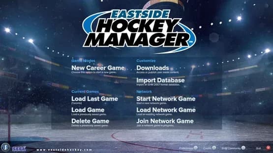 Eastside Hockey Manager — Screenshoty
