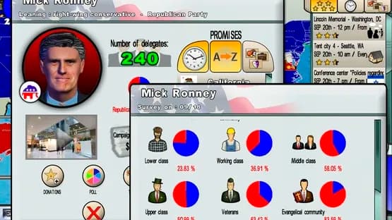 The Race for the White House — Screenshoty
