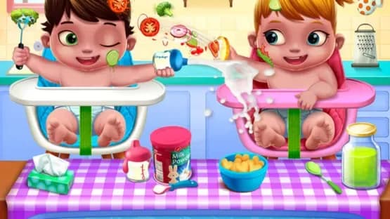 Baby Twins Babysitter — Screenshoty