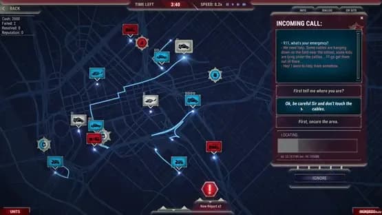 911 Operator — Screenshoty