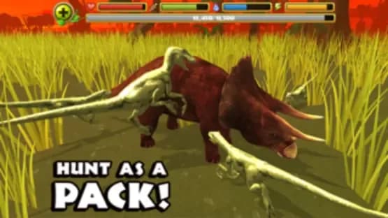 Jurassic Life: Velociraptor Dinosaur Simulator — Screenshoty