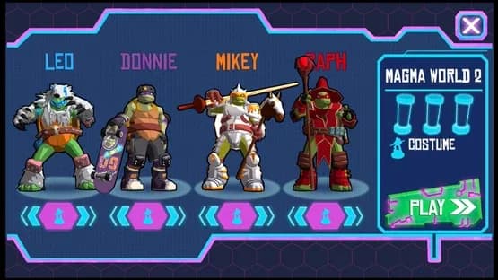 Teenage Mutant Ninja Turtles: Portal Power — Screenshoty