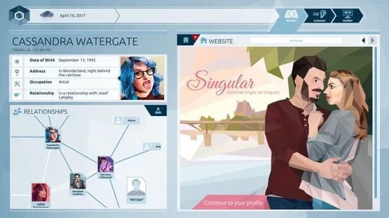 Orwell: Keeping an Eye on You — Screenshoty