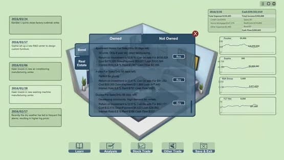 Individual Investor Tycoon — Screenshoty