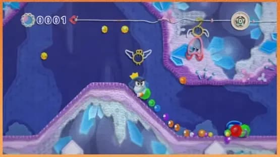 Kirby's Epic Yarn — Screenshoty