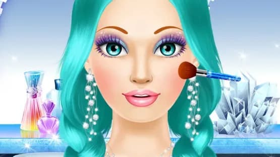 Ice Queen Salon - Girls Makeup and Dressup Game — Screenshots