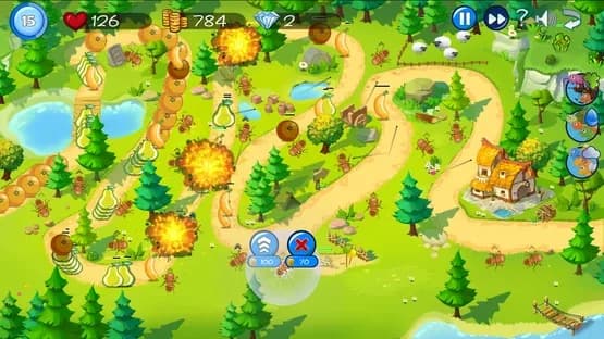 Fruit Tower Defense — Screenshoty