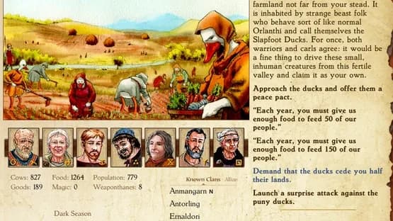 King of Dragon Pass — Screenshots