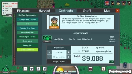 Cash Crop — Screenshoty
