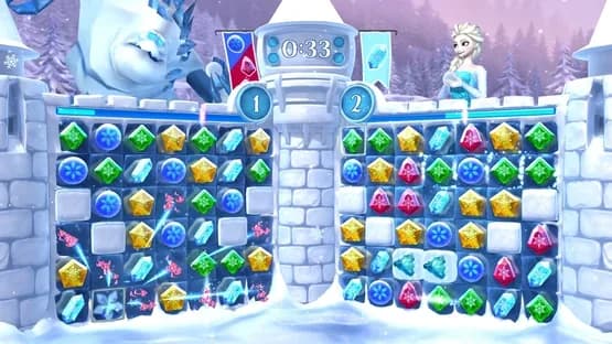 Frozen Free Fall: Snowball Fight — Screenshoty