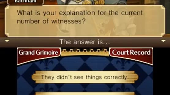 Professor Layton vs. Phoenix Wright: Ace Attorney — Screenshoty