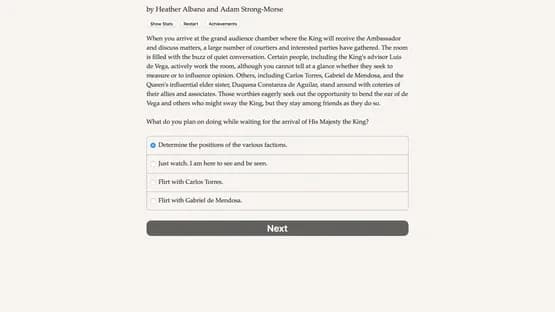Affairs of the Court: Choice of Romance — Screenshots