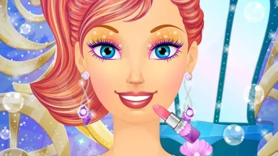 Ice Princess Mermaid Salon: Girls Makeover Games — Screenshoty