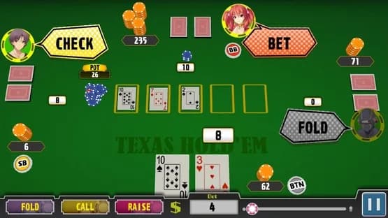 Poker Pretty Girls Battle: Texas Hold'em — Screenshots