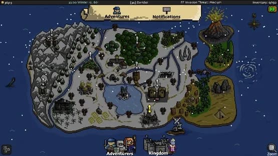 Adventurer Manager — Screenshots