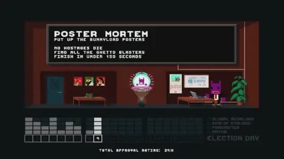 Not a Hero: Super Snazzy Edition — Screenshots