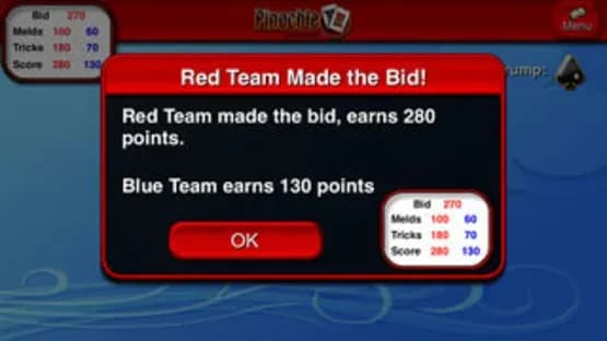 Pinochle HD — Screenshoty
