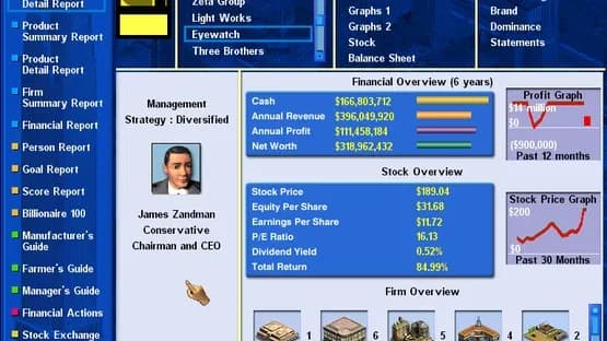 Capitalism II — Screenshoty