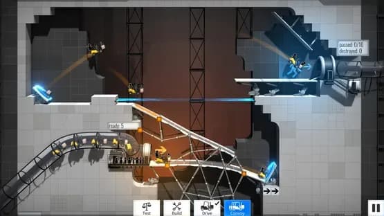 Bridge Constructor Portal — Screenshoty