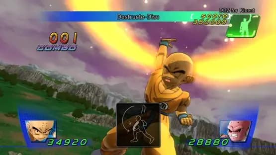 Dragon Ball Z For Kinect — Screenshoty