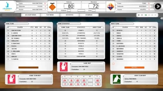 International Basketball Manager — Screenshots