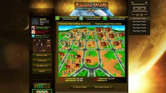 Fasaria World Online — Screenshoty