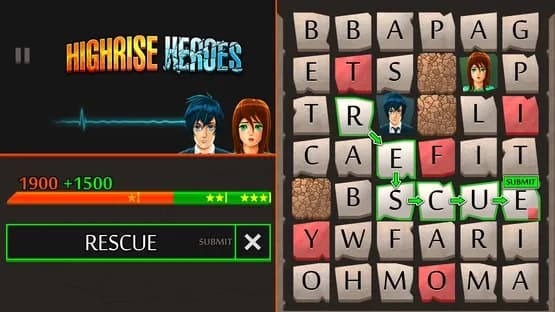 Highrise Heroes: Word Challenge — Screenshots