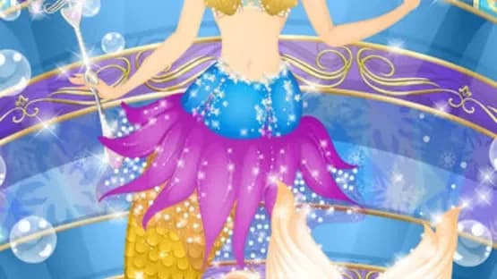 Ice Princess Mermaid Salon: Girls Makeover Games — Screenshoty