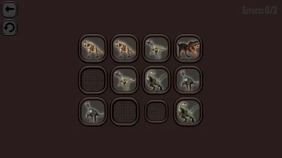 Animals Memory: Dinosaurs — Screenshoty