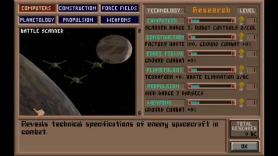 Master of Orion — Screenshoty
