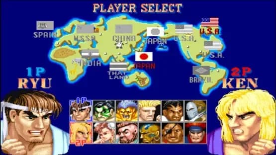 Street Fighter II' Turbo — Screenshoty