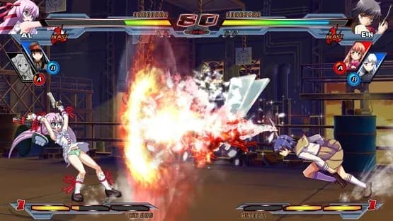 Nitroplus Blasterz: Heroines Infinite Duel — Screenshots