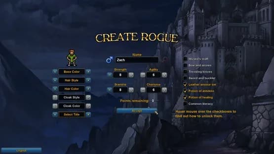 Rogue's Tale — Screenshots