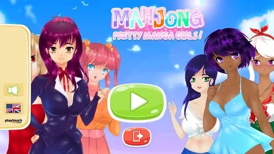 Mahjong Pretty Manga Girls — Screenshoty