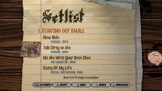 Guitar Hero III: Legends of Rock — Screenshoty