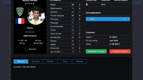 Pro Rugby Manager 2015 — Screenshoty