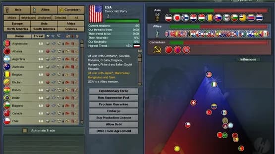 Hearts of Iron III — Screenshoty