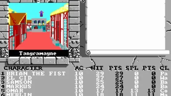 The Bard's Tale II: The Destiny Knight — Screenshoty