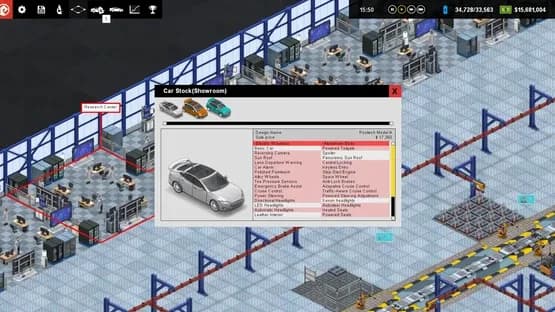 Production Line — Screenshoty