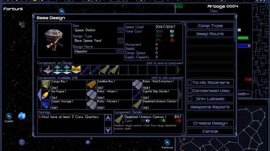 Space Empires IV Deluxe — Screenshoty