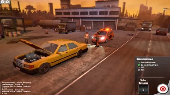 Roadside Assistance Simulator — Screenshoty