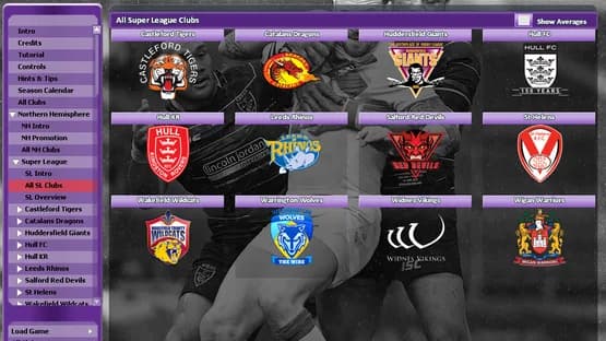 Rugby League Team Manager 2015 — Screenshoty