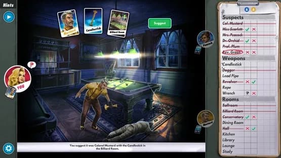 Clue/Cluedo: Classic — Screenshoty