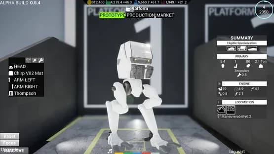 Mechsprofit — Screenshoty