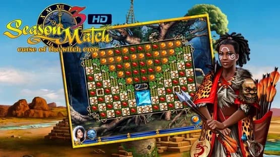 Season Match 3: Curse of the Witch Crow — Screenshoty